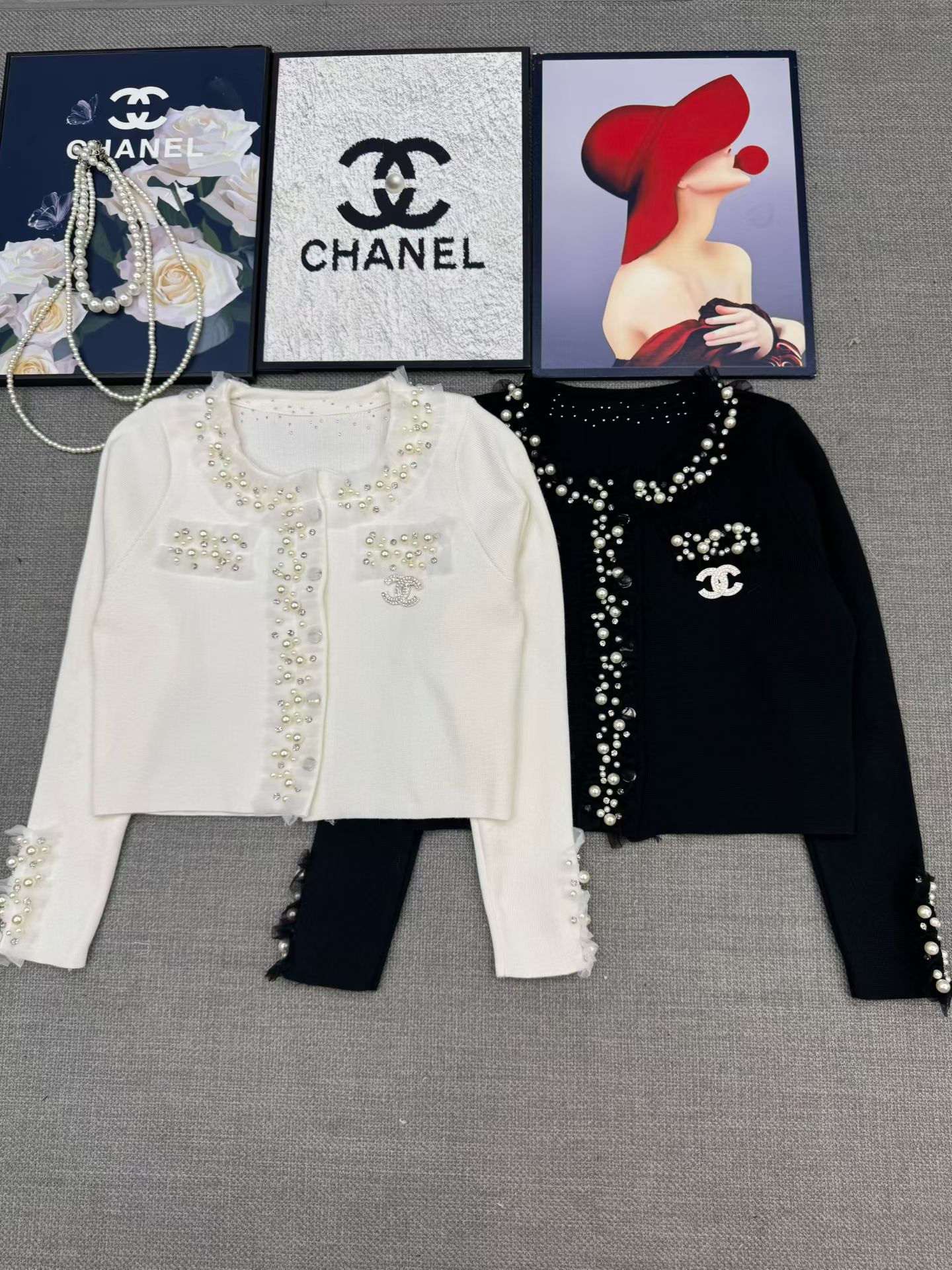 [TOP] CHANEL Knitted Cardigan -  2 Colors