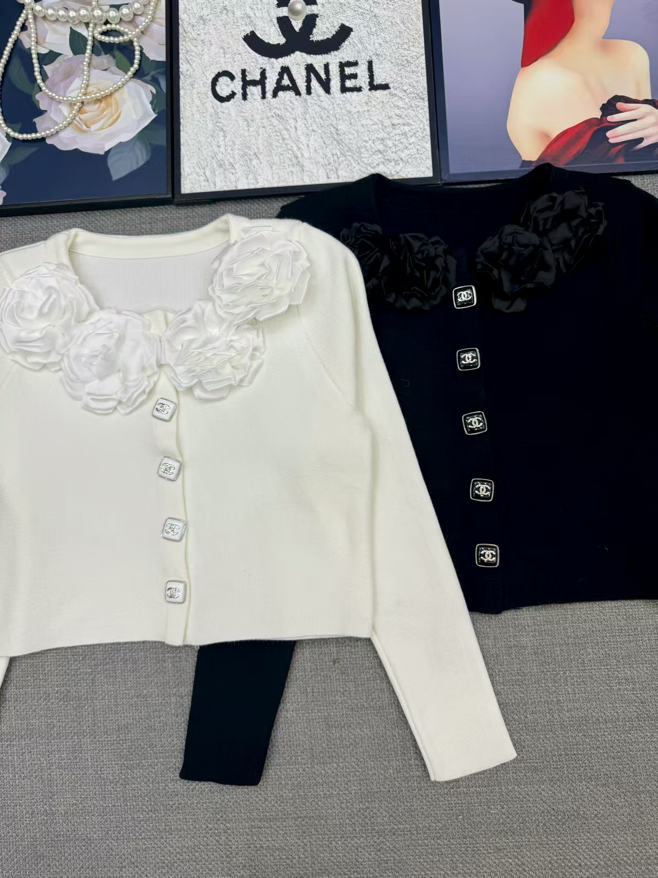 [TOP] CHANEL Knitted Cardigan -  2 Colors