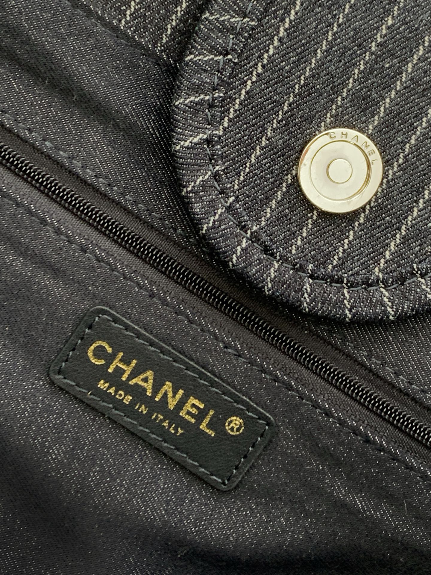 [TOP] CHANEL Beach Bag 38cm -  Blue