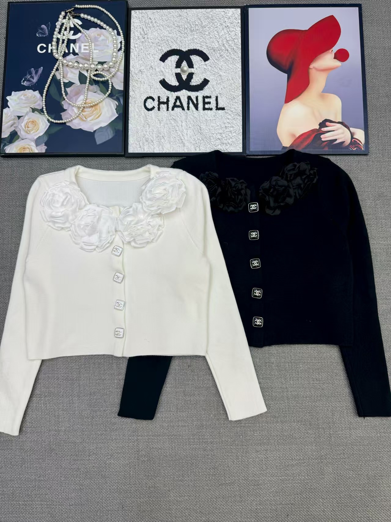 [TOP] CHANEL Knitted Cardigan -  2 Colors
