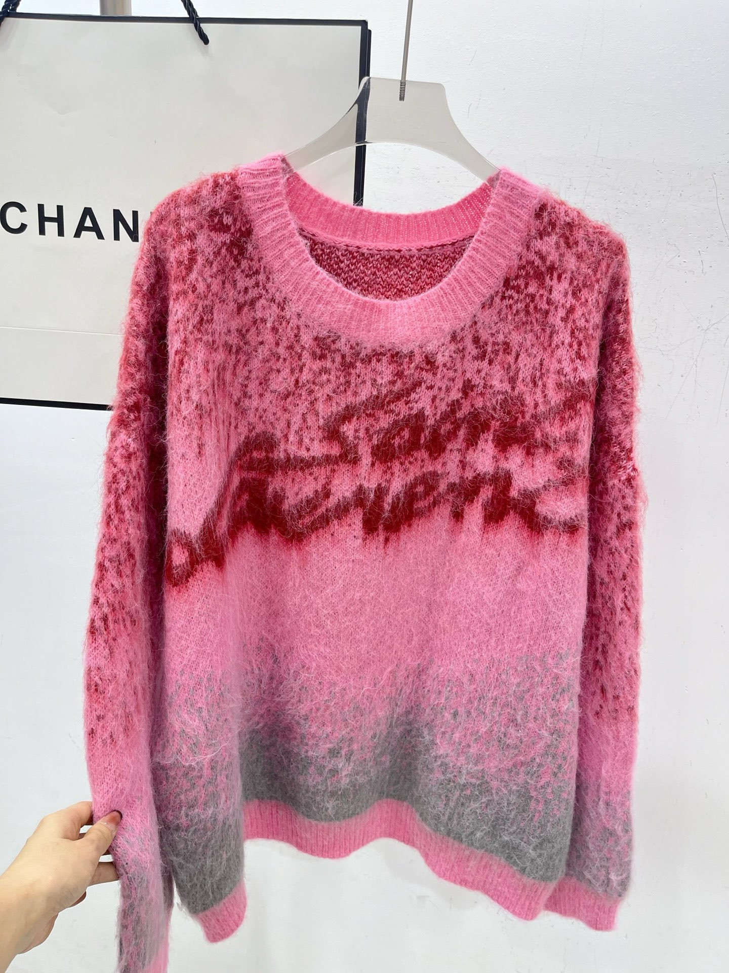 [TOP] Yves Saint Laurent YSL Sweater - Pink
