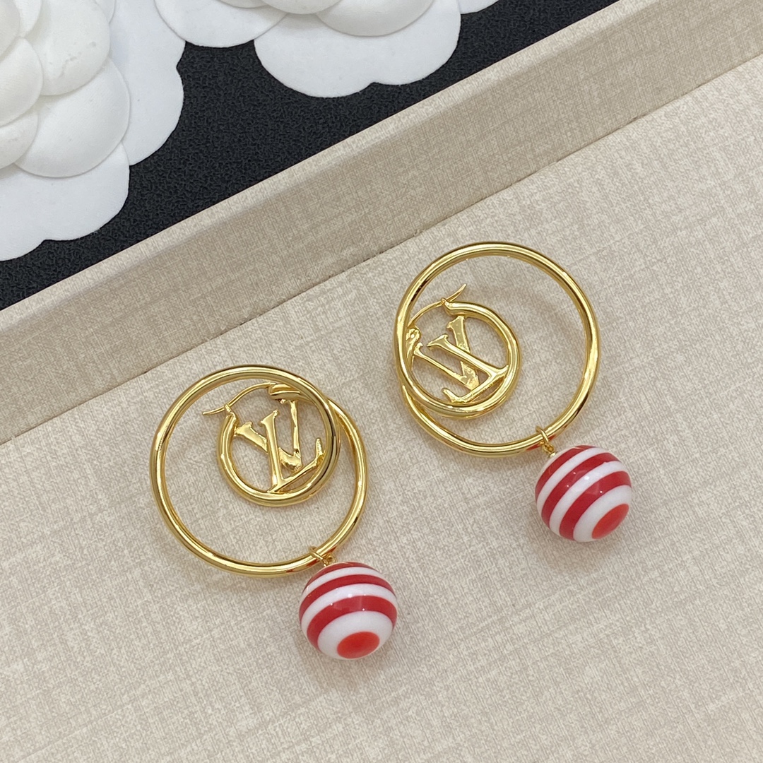 [TOP] Louis Vuitton LV Earrings - 2 Color