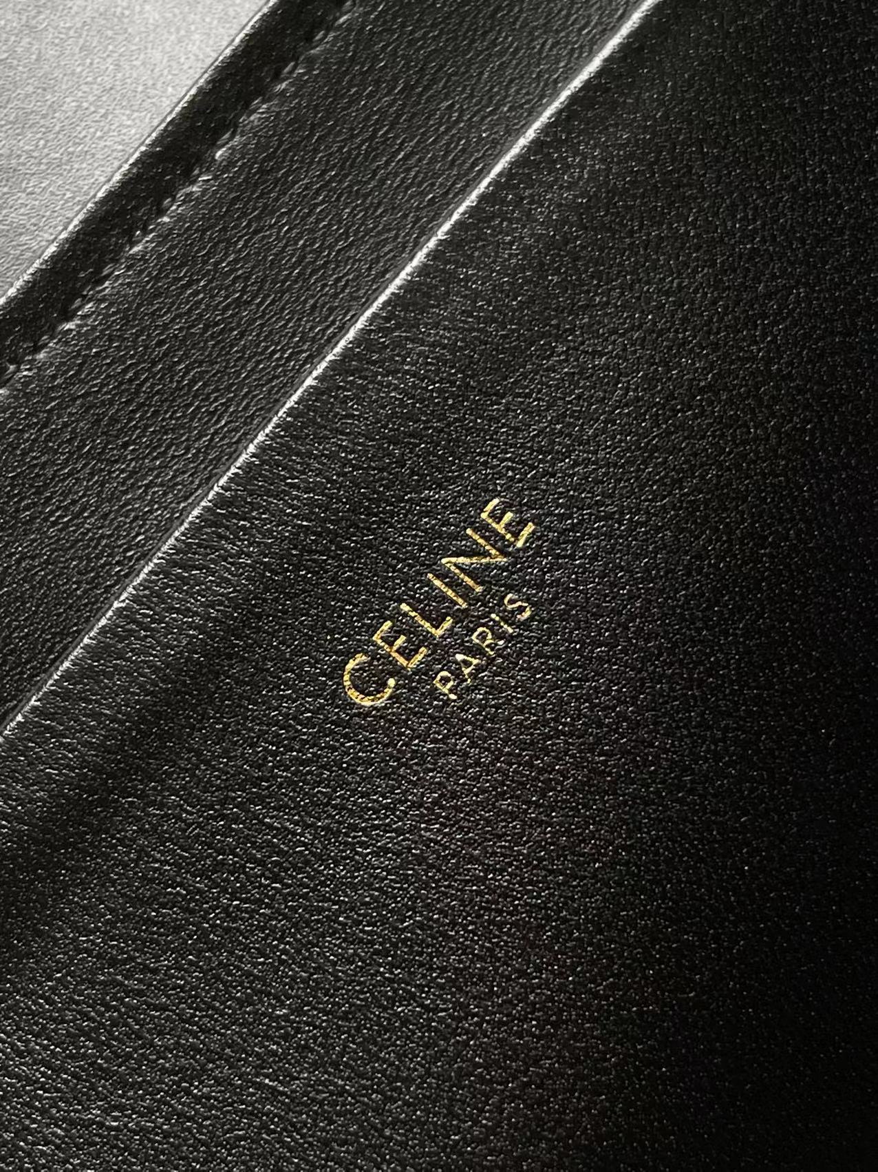 [TOP] CELINE Mini VICTOIRE Sequins Bag  - Black