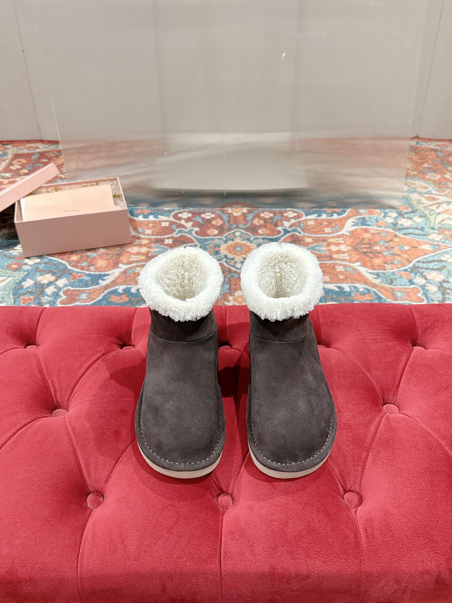 [TOP] Miu Miu Wool Boots - 3 Colors