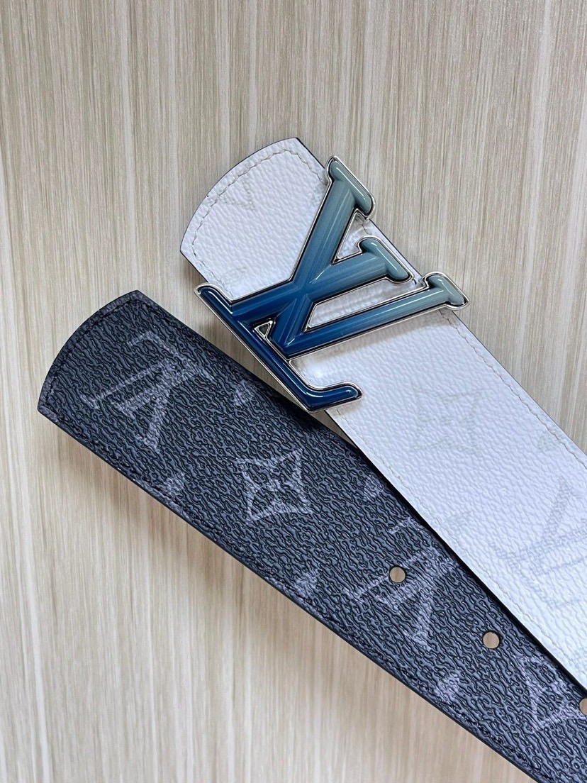 [TOP] Louis Vuitton LV Classic Belt  4.0CM - Black
