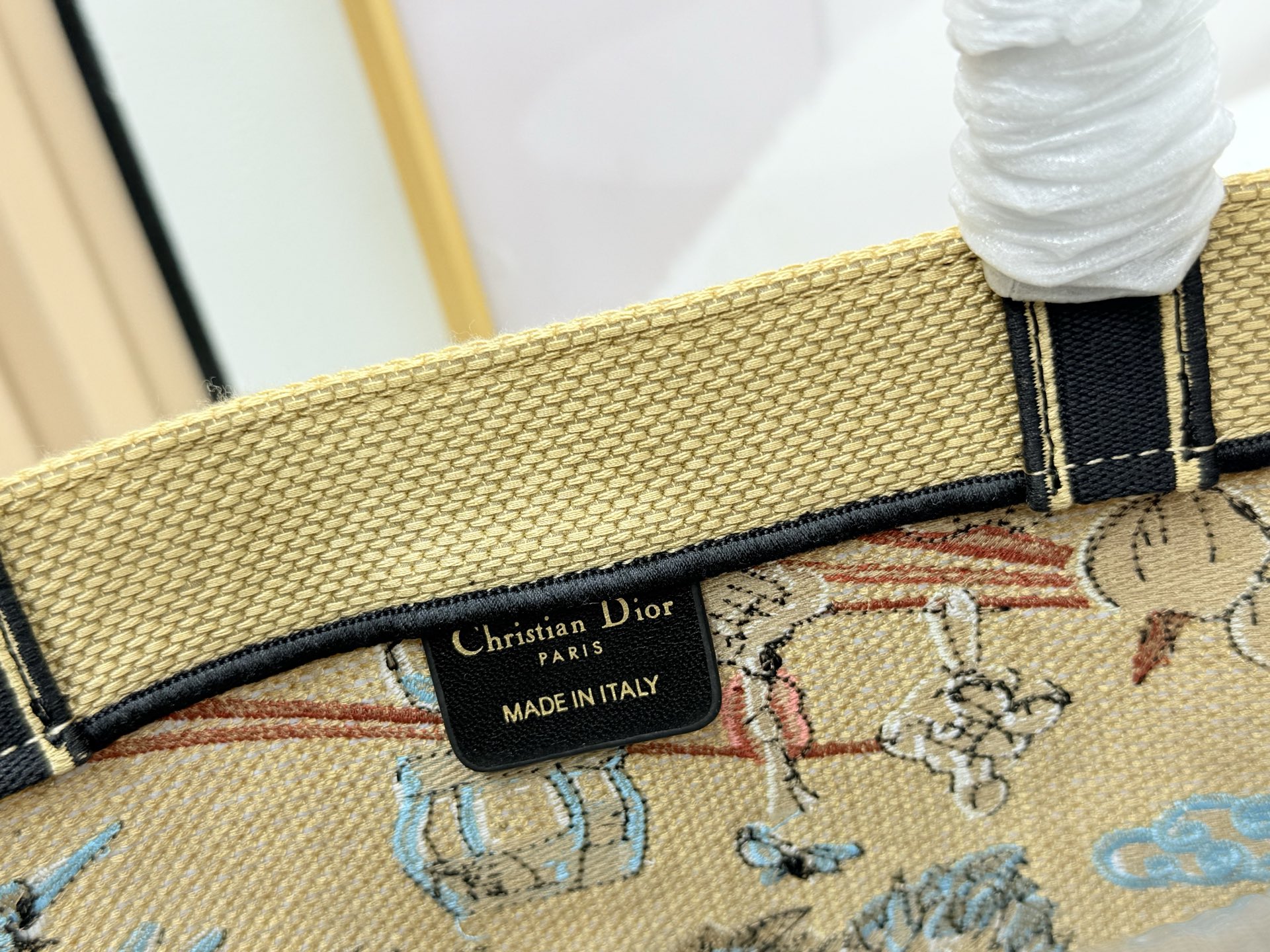 [TOP] Christian Dior  Book Tote Bag - 34*32*12.5cm/22*26.5*11.5cm - Yellow