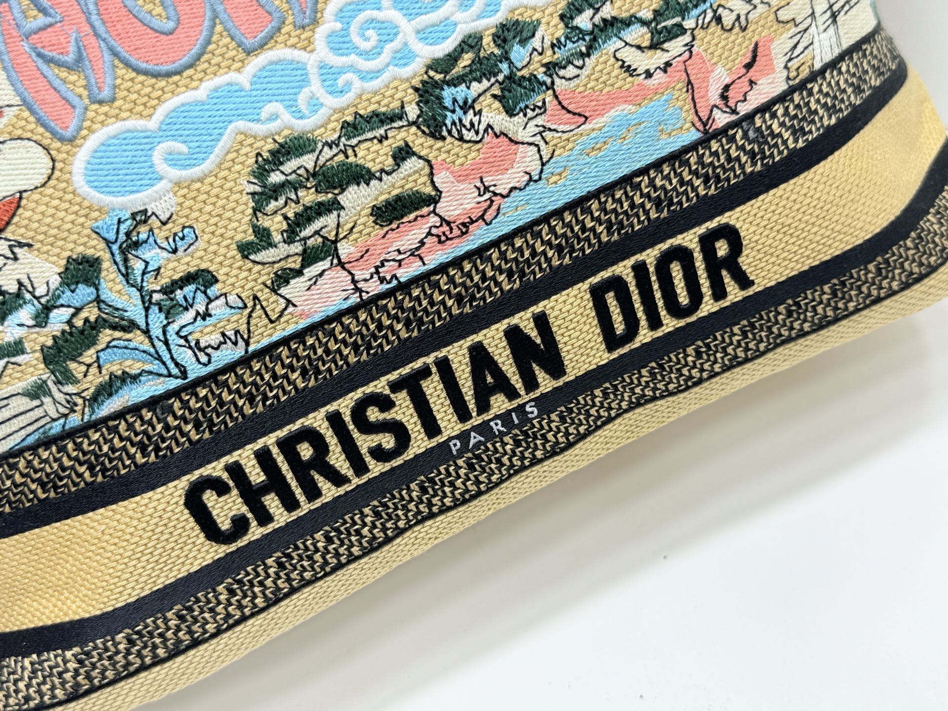 [TOP] Christian Dior  Book Tote Bag - 34*32*12.5cm/22*26.5*11.5cm - Yellow