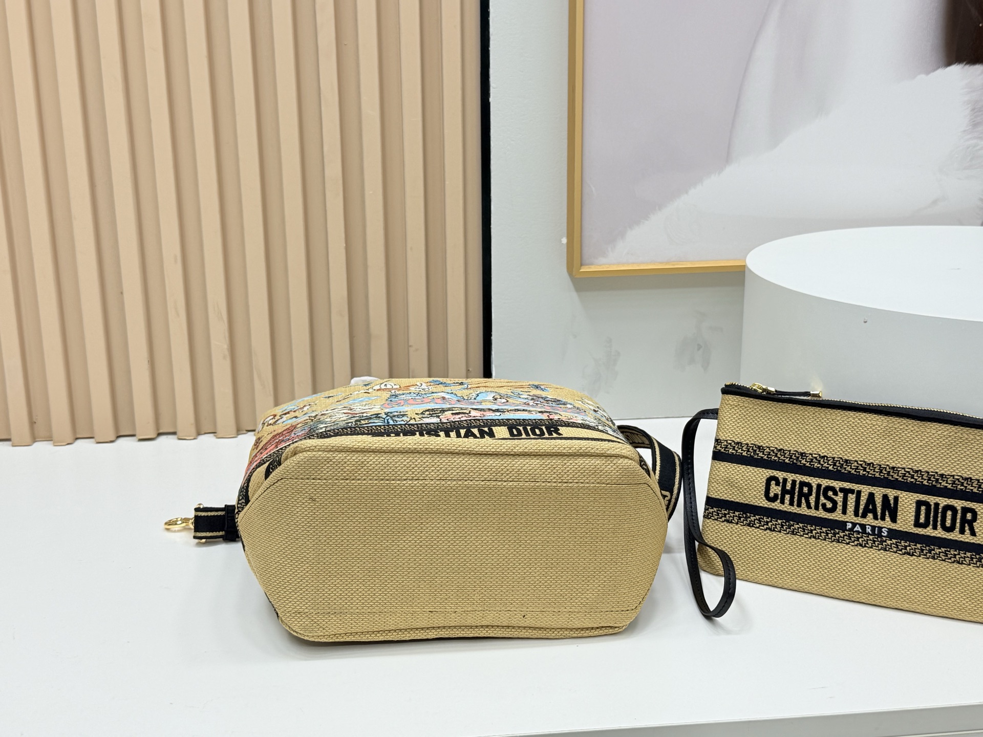 [TOP] Christian Dior  Book Tote Bag - 34*32*12.5cm/22*26.5*11.5cm - Yellow