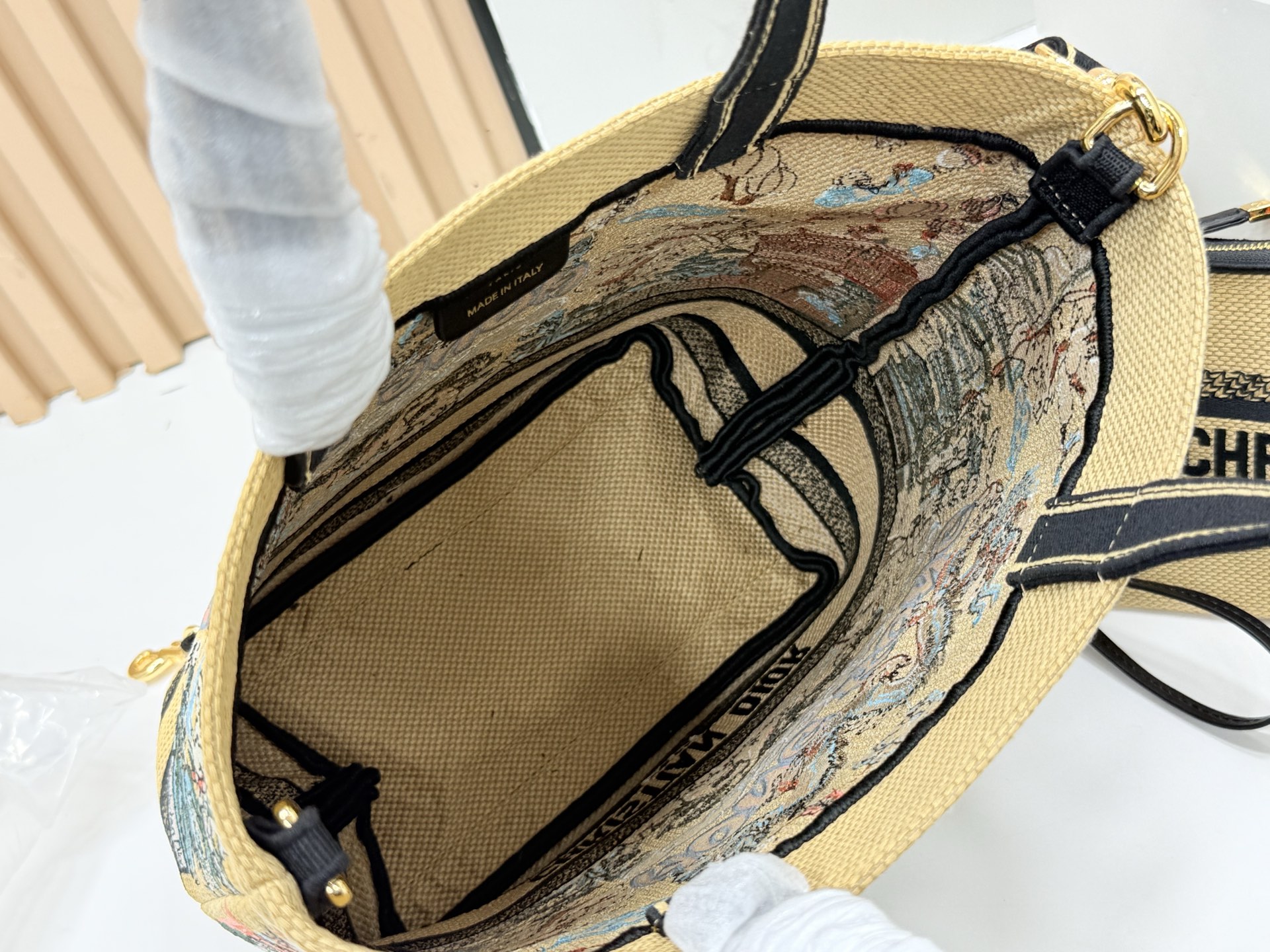 [TOP] Christian Dior  Book Tote Bag - 34*32*12.5cm/22*26.5*11.5cm - Yellow