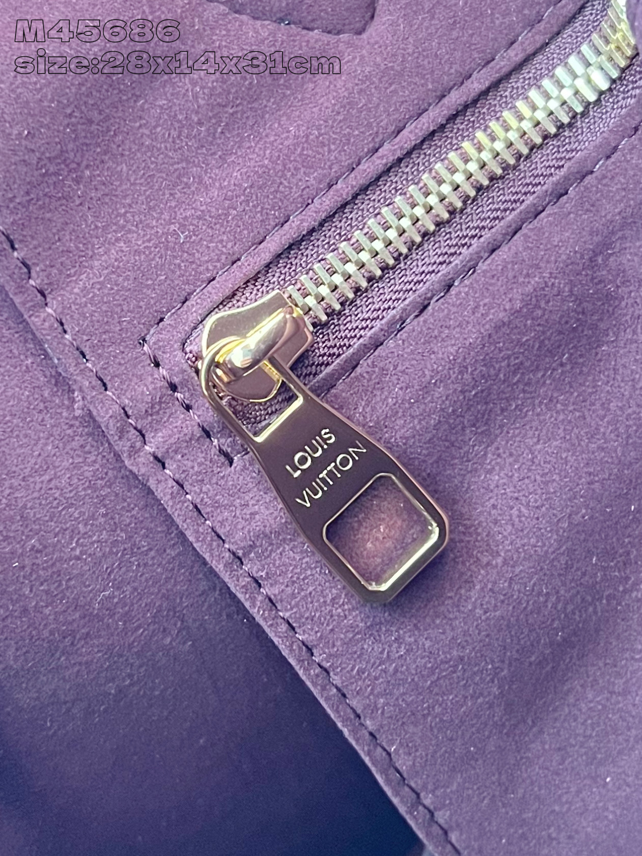 [TOP] Louis Vuitton LV Neverfull  Leather Tote Bag 31x28x14cm - Claret