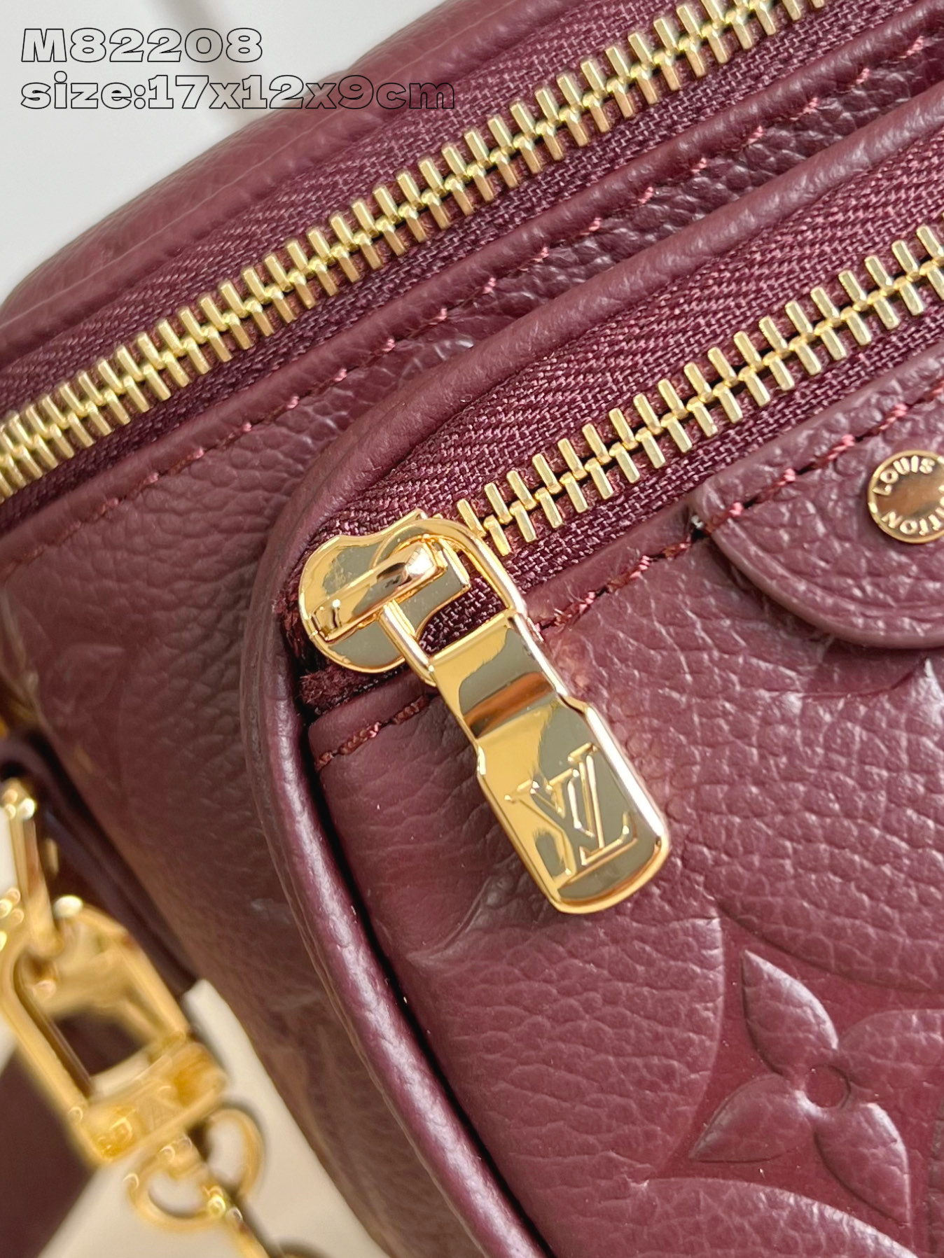 [TOP] Louis Vuitton LV Mini Bumbag 17 x 12 x 9.5 CM - Claret