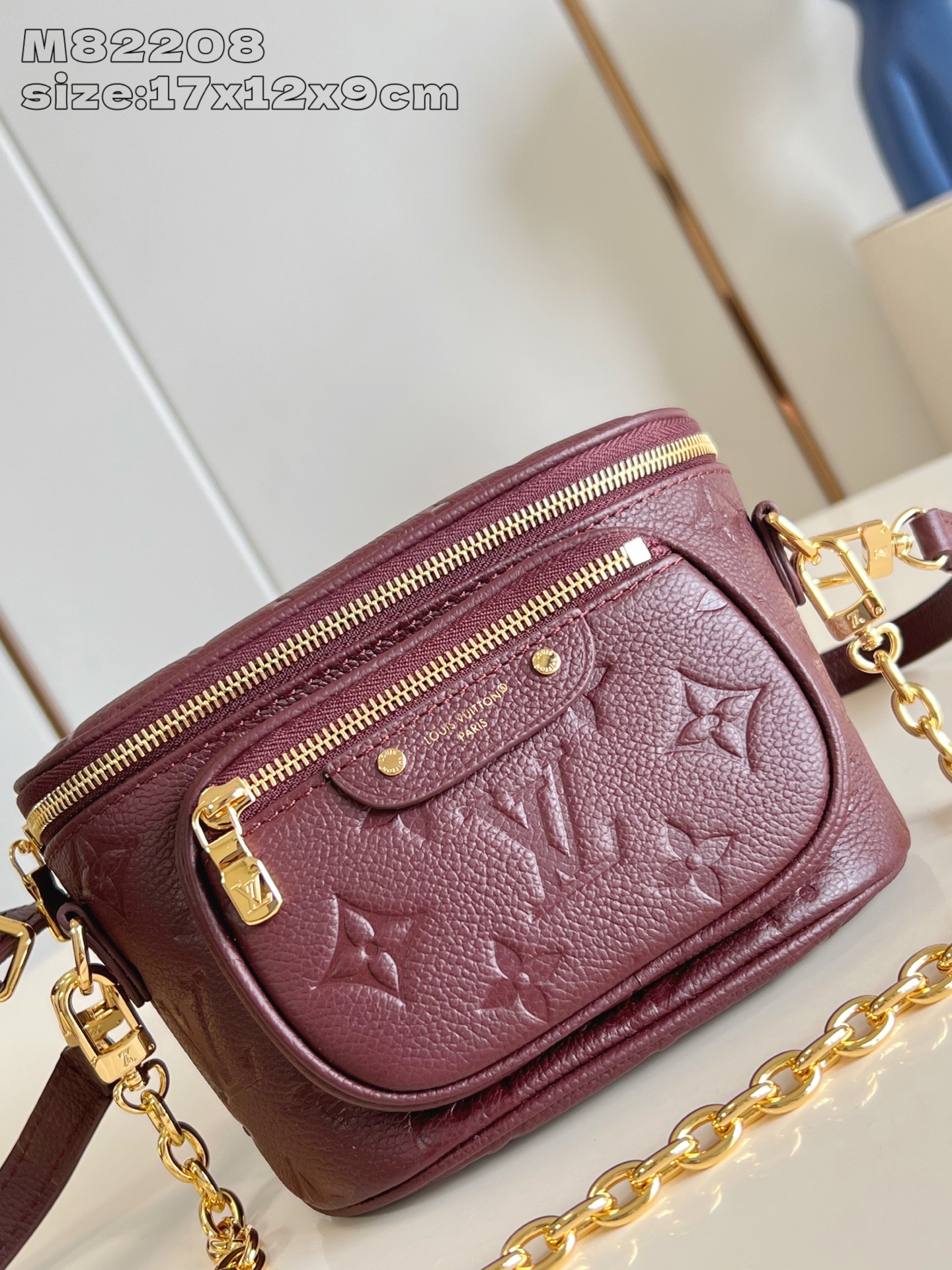 [TOP] Louis Vuitton LV Mini Bumbag 17 x 12 x 9.5 CM - Claret