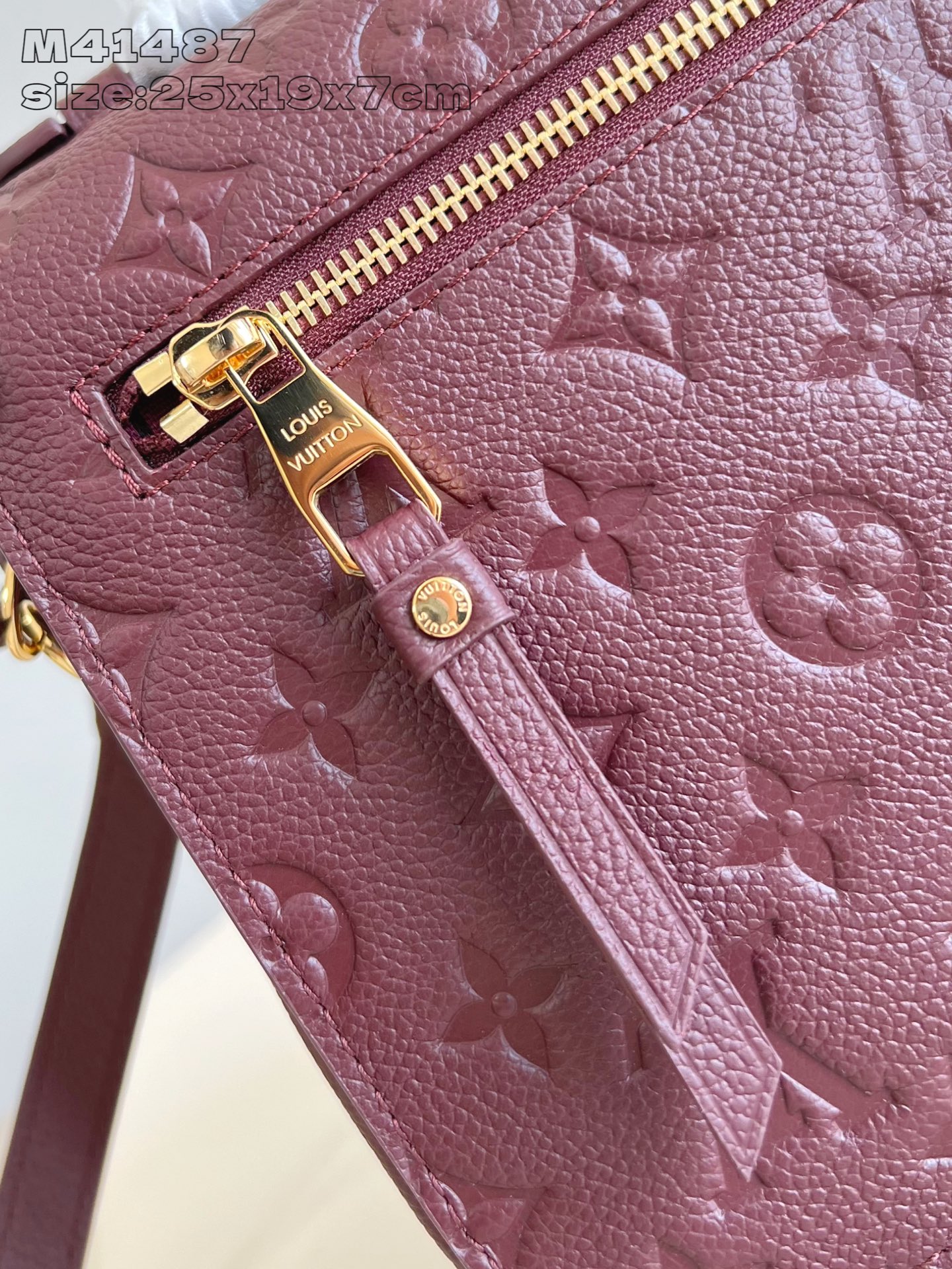 [TOP] Louis Vuitton LV Pochette Métis 25 x 19 x 7 cm-  Claret