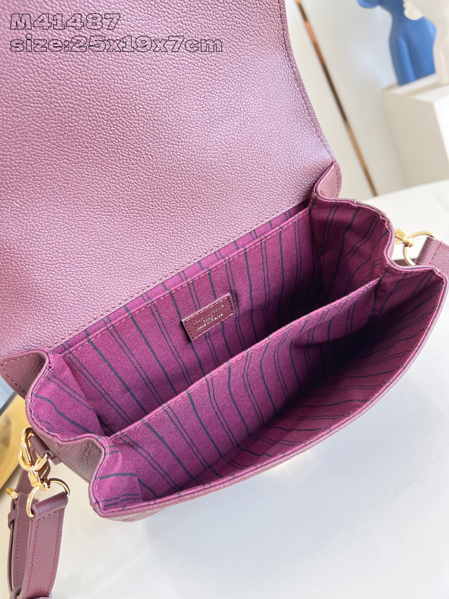 [TOP] Louis Vuitton LV Pochette Métis 25 x 19 x 7 cm-  Claret