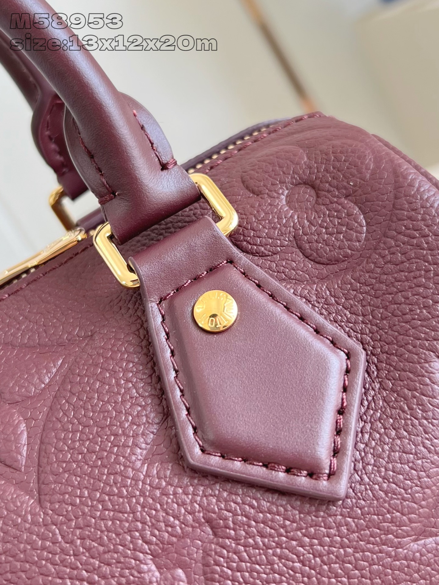 [TOP] Louis Vuitton LV Speedy Bandouliere 20 Bag 13.5 x 12 x 20.5  cm - Claret