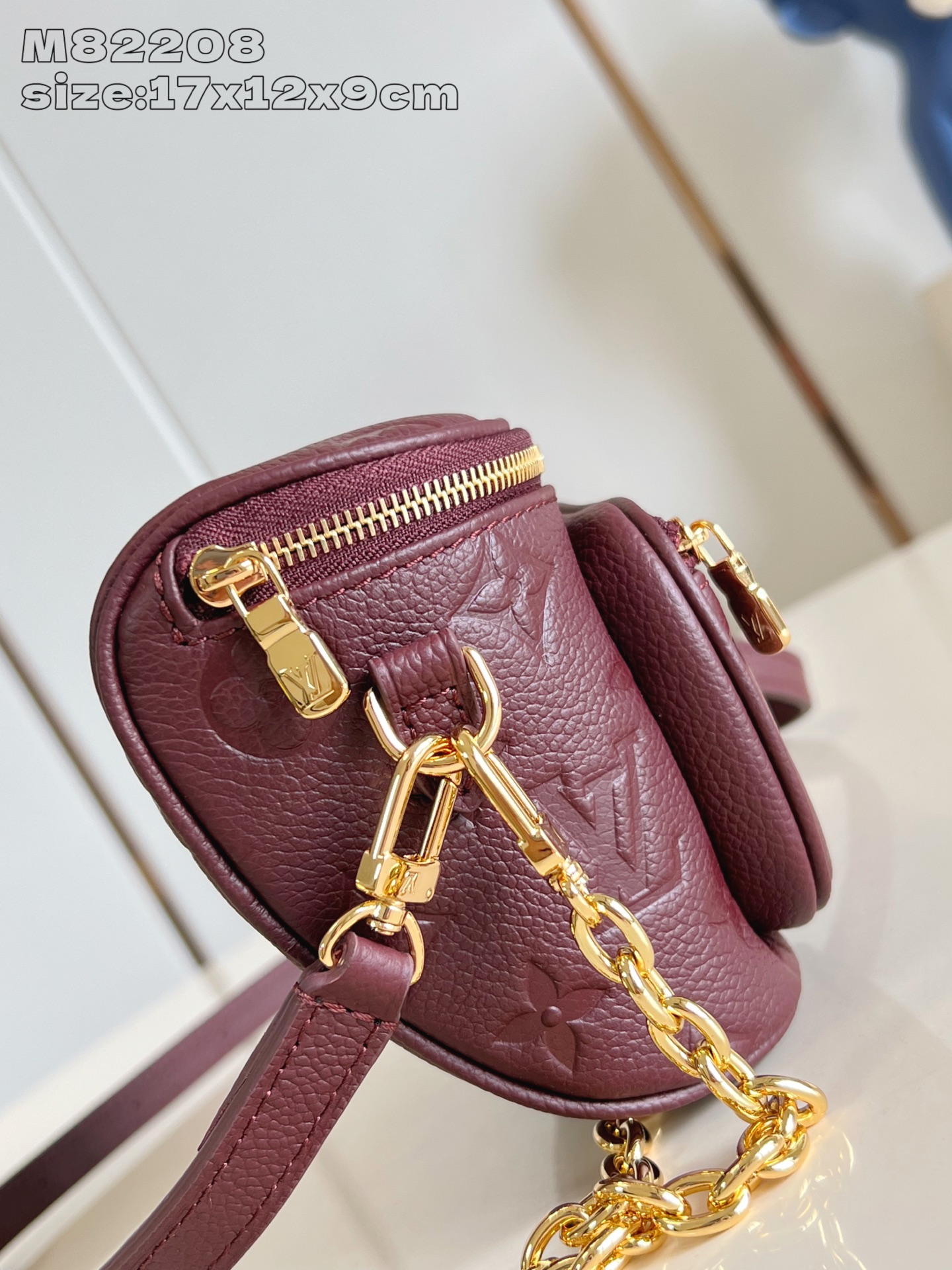 [TOP] Louis Vuitton LV Mini Bumbag 17 x 12 x 9.5 CM - Claret