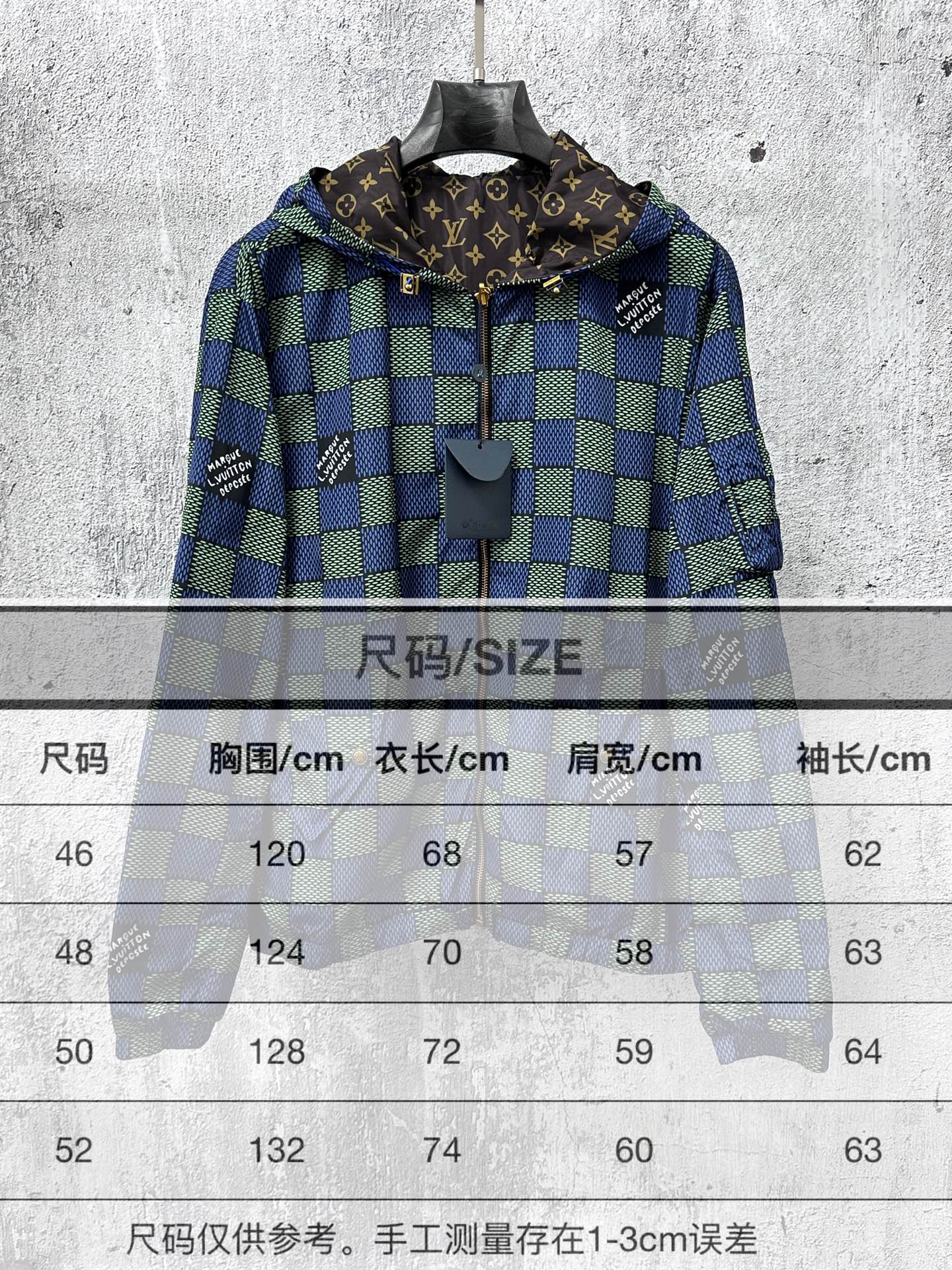 [TOP] Louis Vuitton LV Men's/Women's Reversible Jacket - Monogram