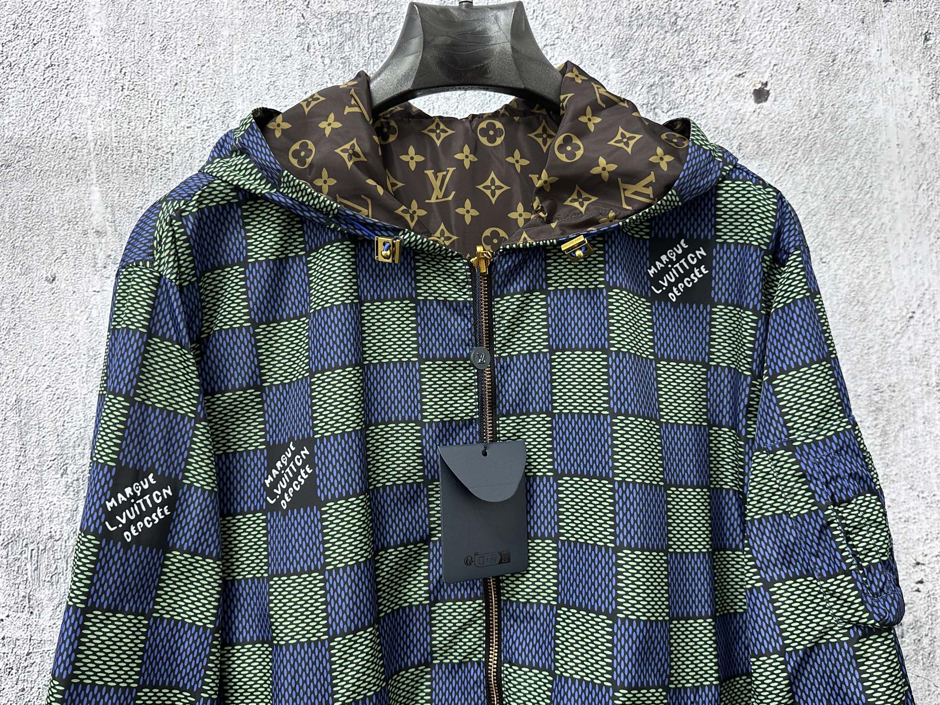 [TOP] Louis Vuitton LV Men's/Women's Reversible Jacket - Monogram