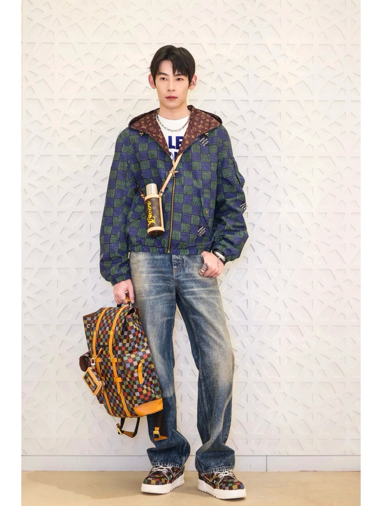 [TOP] Louis Vuitton LV Men's/Women's Reversible Jacket - Monogram