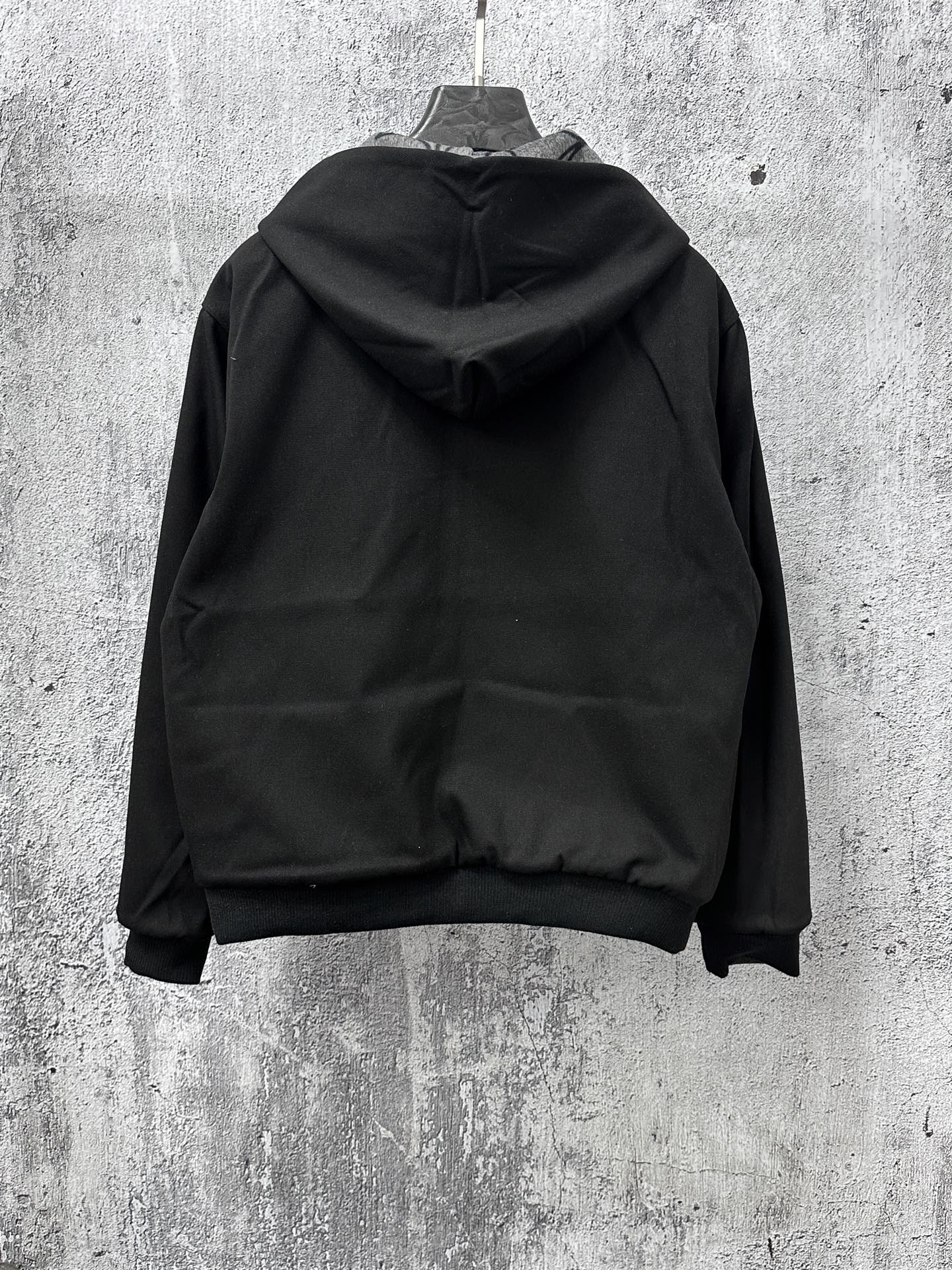 [TOP] Louis Vuitton LV Men's/Women's Reversible Wool Jacquard Jacket - Black