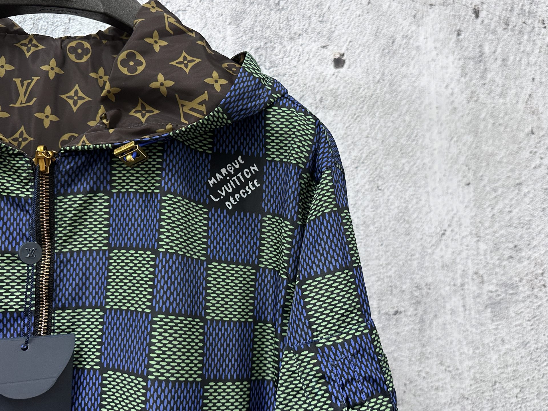 [TOP] Louis Vuitton LV Men's/Women's Reversible Jacket - Monogram