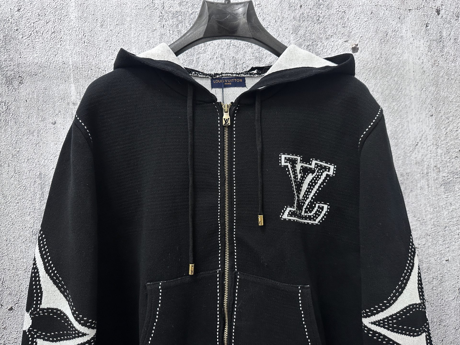 [TOP] Louis Vuitton LV Men's/Women's Jacket - Black
