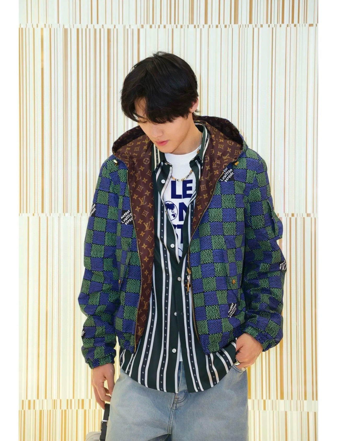 [TOP] Louis Vuitton LV Men's/Women's Reversible Jacket - Monogram