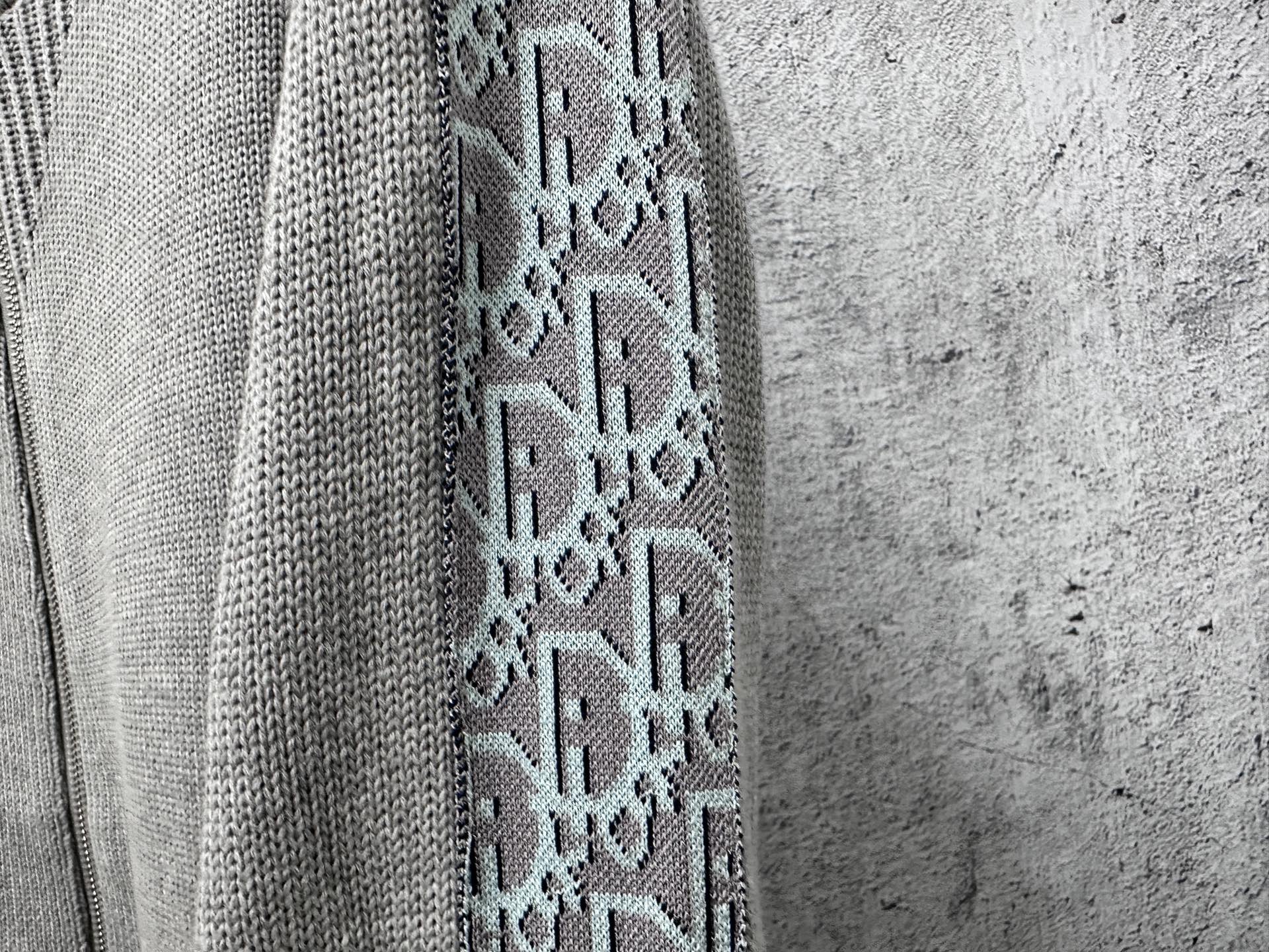 [TOP] Christian Dior Men's/Women's Knit Coat - Gray