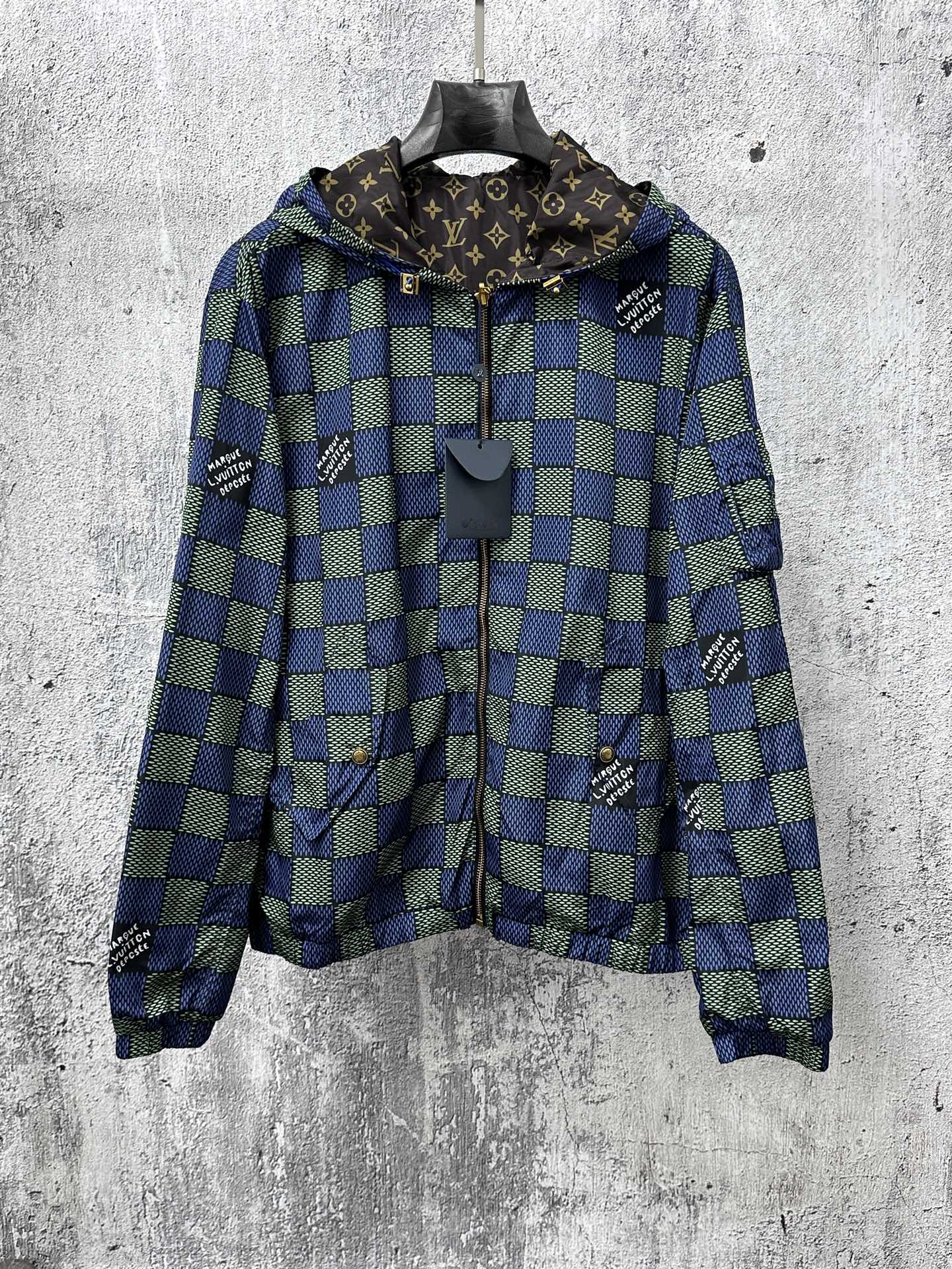[TOP] Louis Vuitton LV Men's/Women's Reversible Jacket - Monogram
