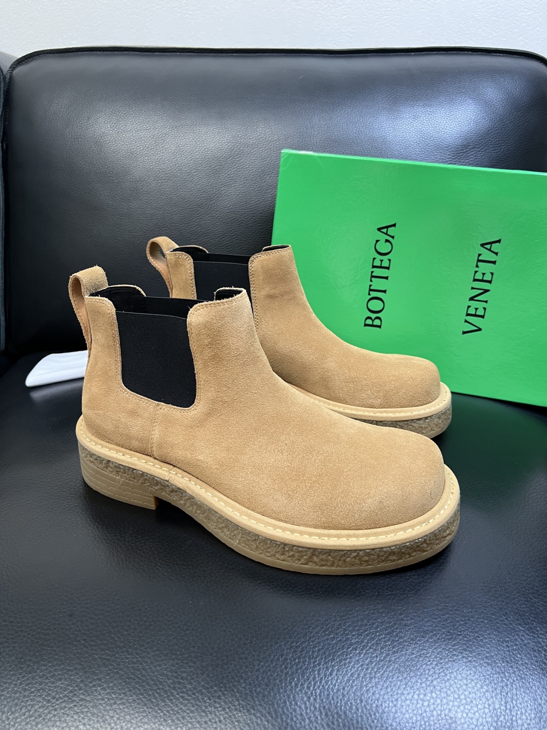 [TOP] Bottega Veneta BV Men's/Women's Short Boots Calfskin - 2 Color