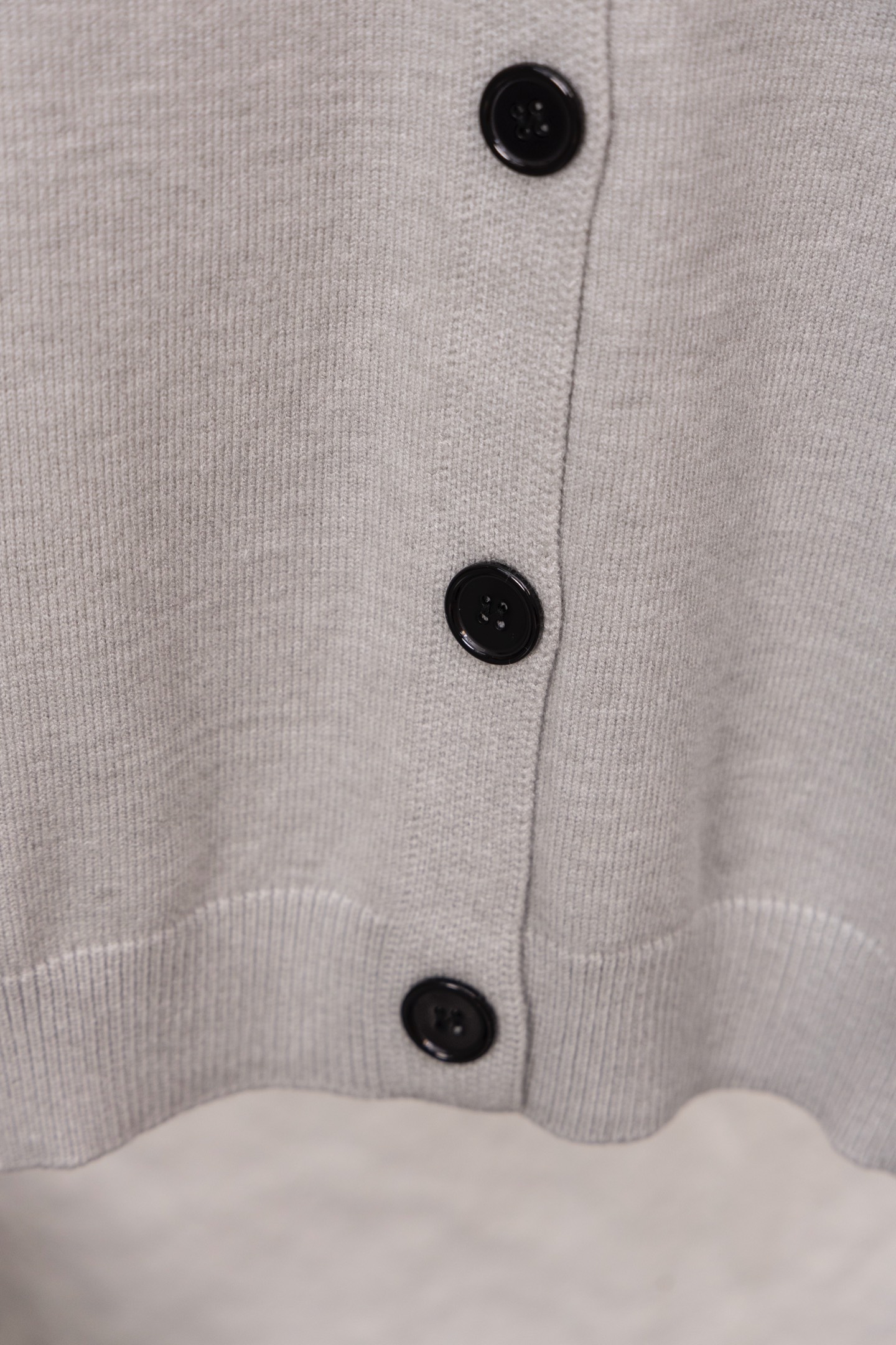 [TOP] LOEWE Knitted Cardigan -  Gray
