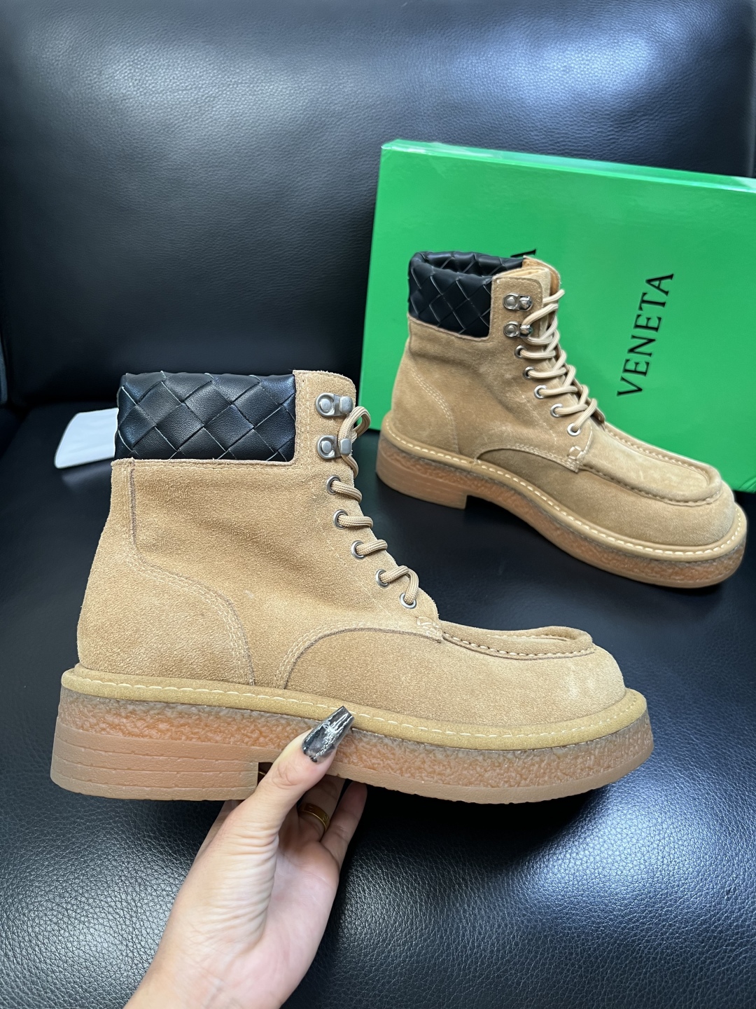 [TOP] Bottega Veneta BV Men's/Women's Short Boots Calfskin - 2 Color