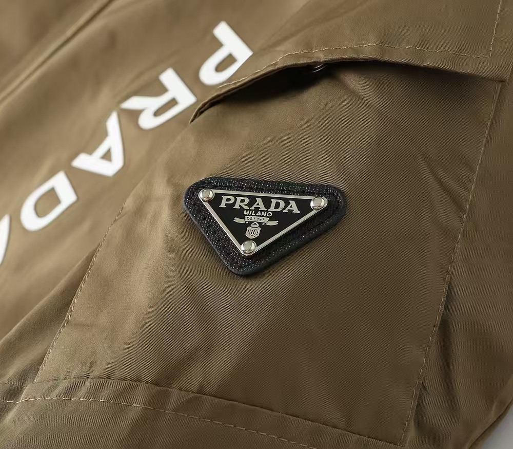 [TOP] PRADA Men's Jacket - Brown