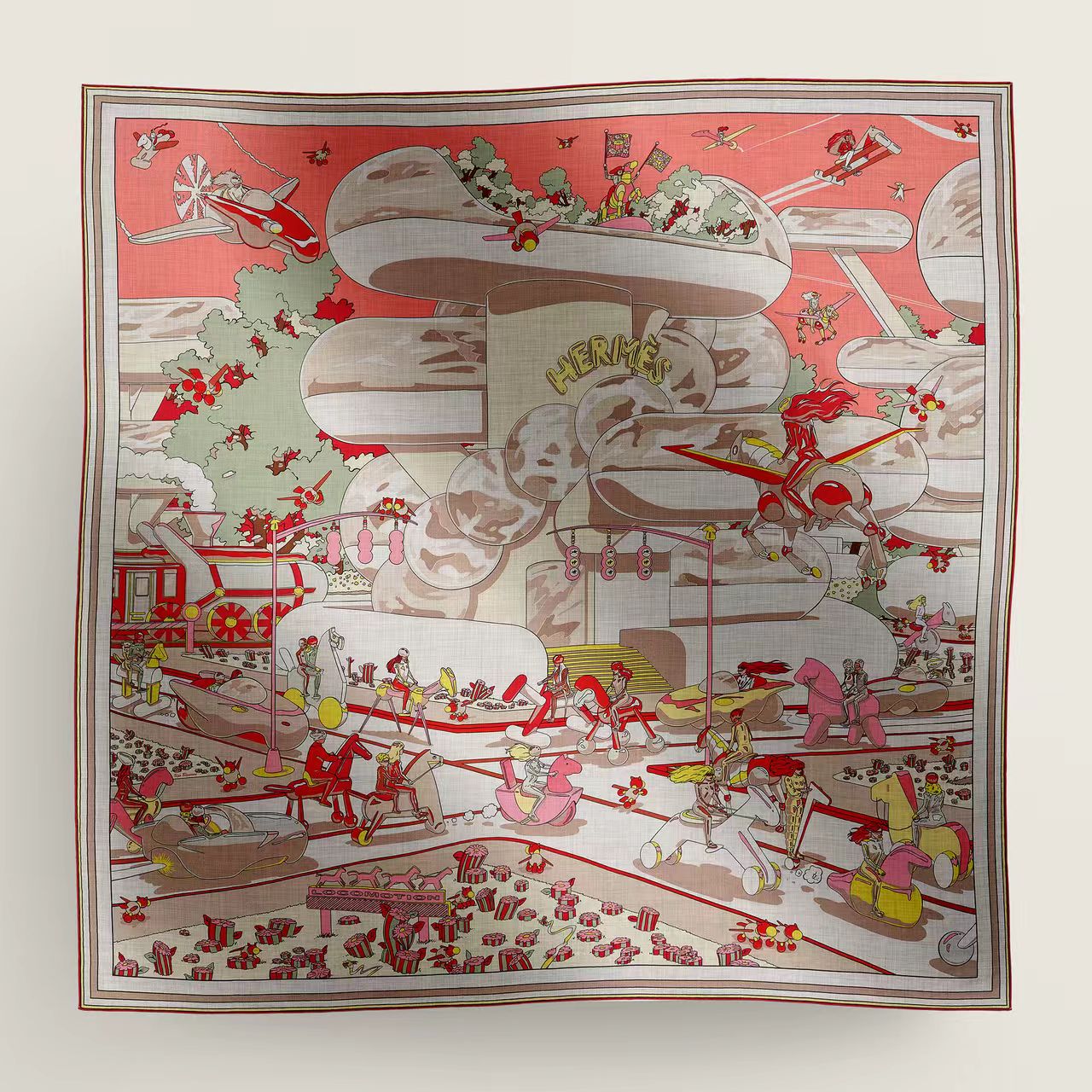 [TOP] HERMES Scarf 140x140cm - 3 Colors
