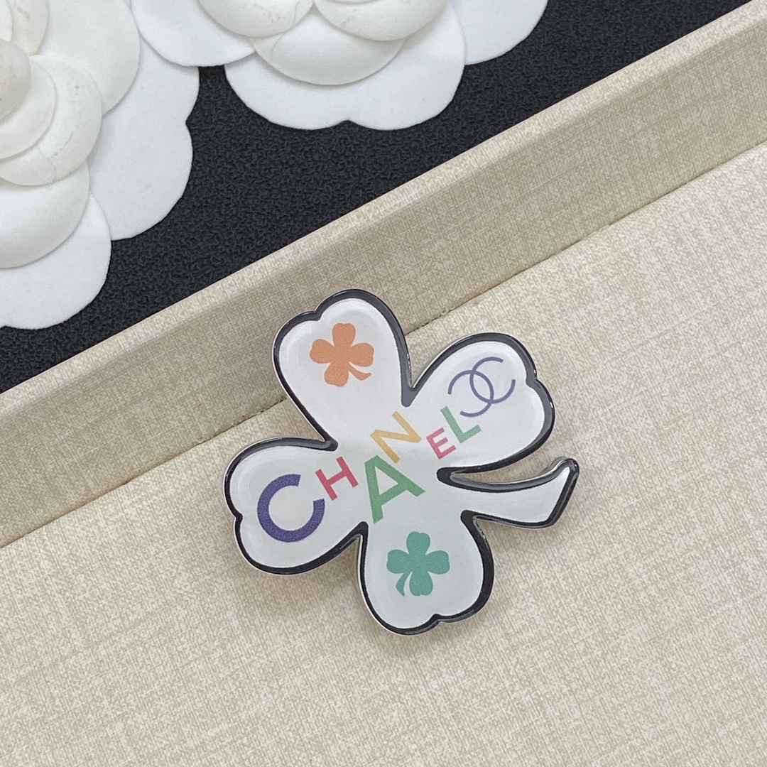 [TOP] CHANEL CC Brooch - 3 Colors