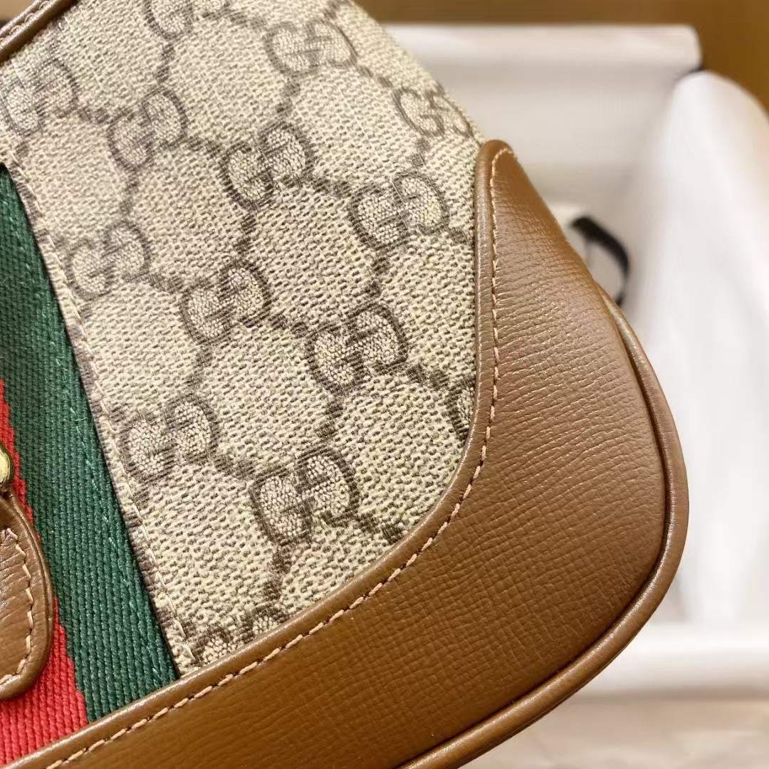 [TOP] GUCCI Jackie 1961 Tote Bag 19x13x3cm - Brown