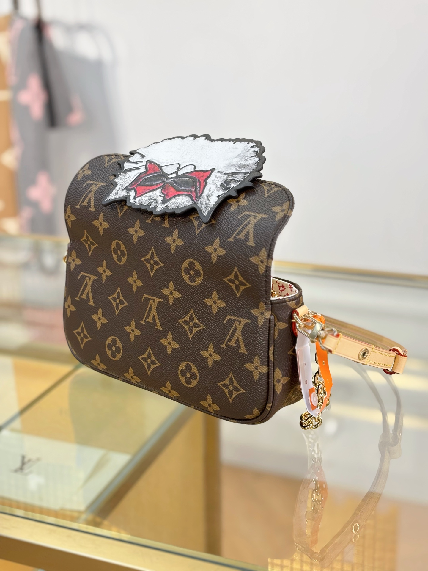 [TOP] Louis Vuitton LV & Grace Monogram Wallet On Chain Bag 23.5 x 12 x 4.3cm - Brown