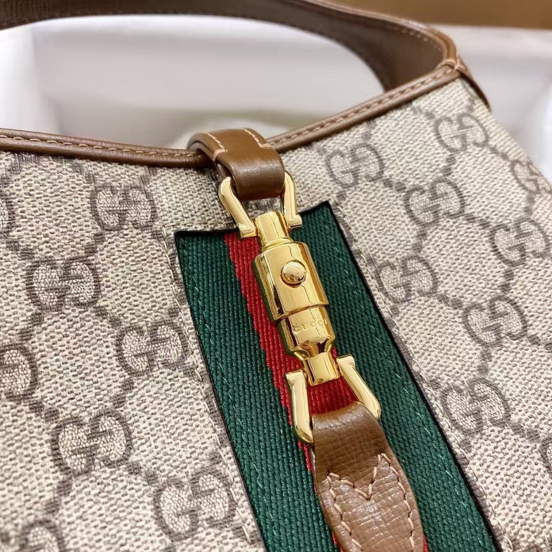 [TOP] GUCCI Jackie 1961 Tote Bag 19x13x3cm - Brown