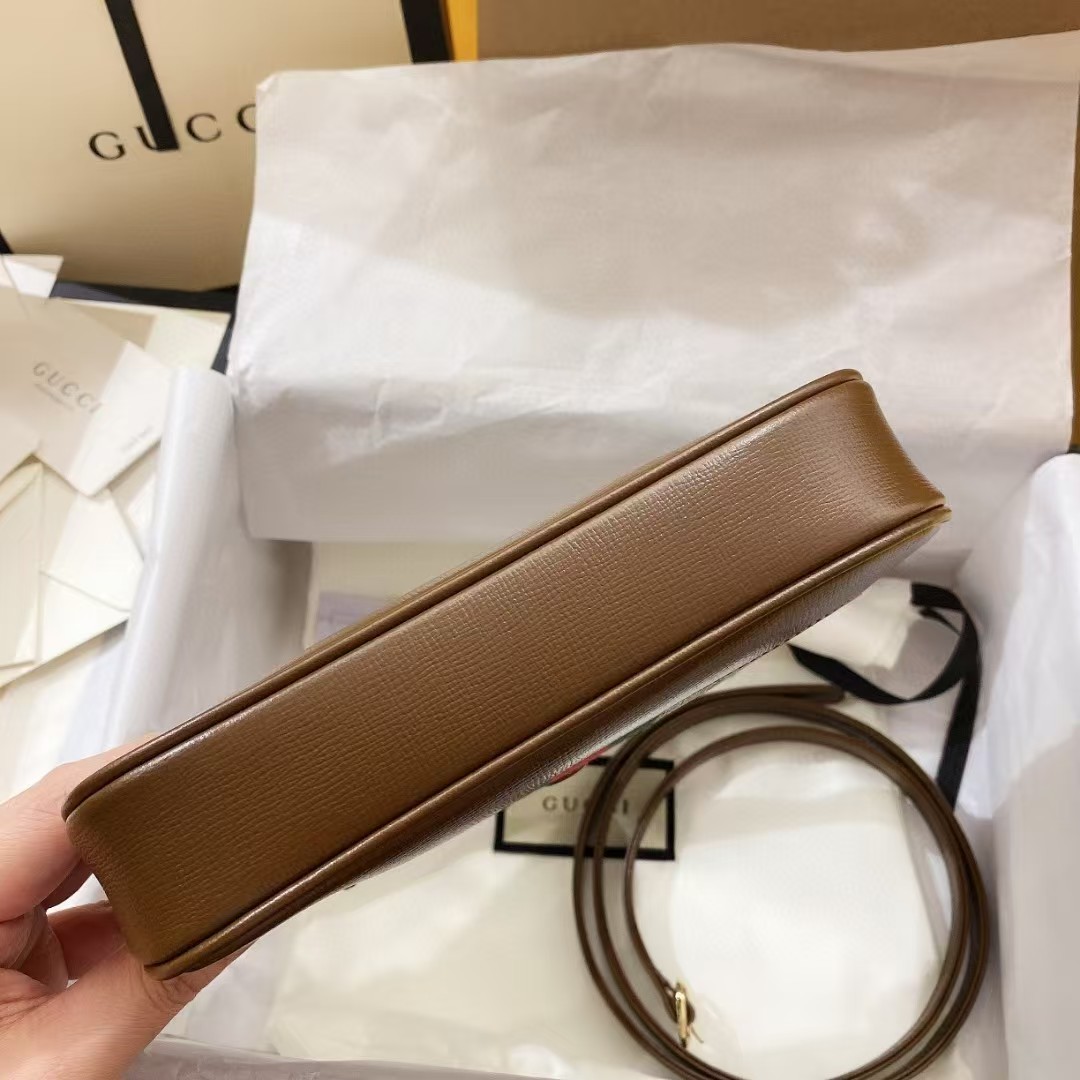 [TOP] GUCCI Jackie 1961 Tote Bag 19x13x3cm - Brown