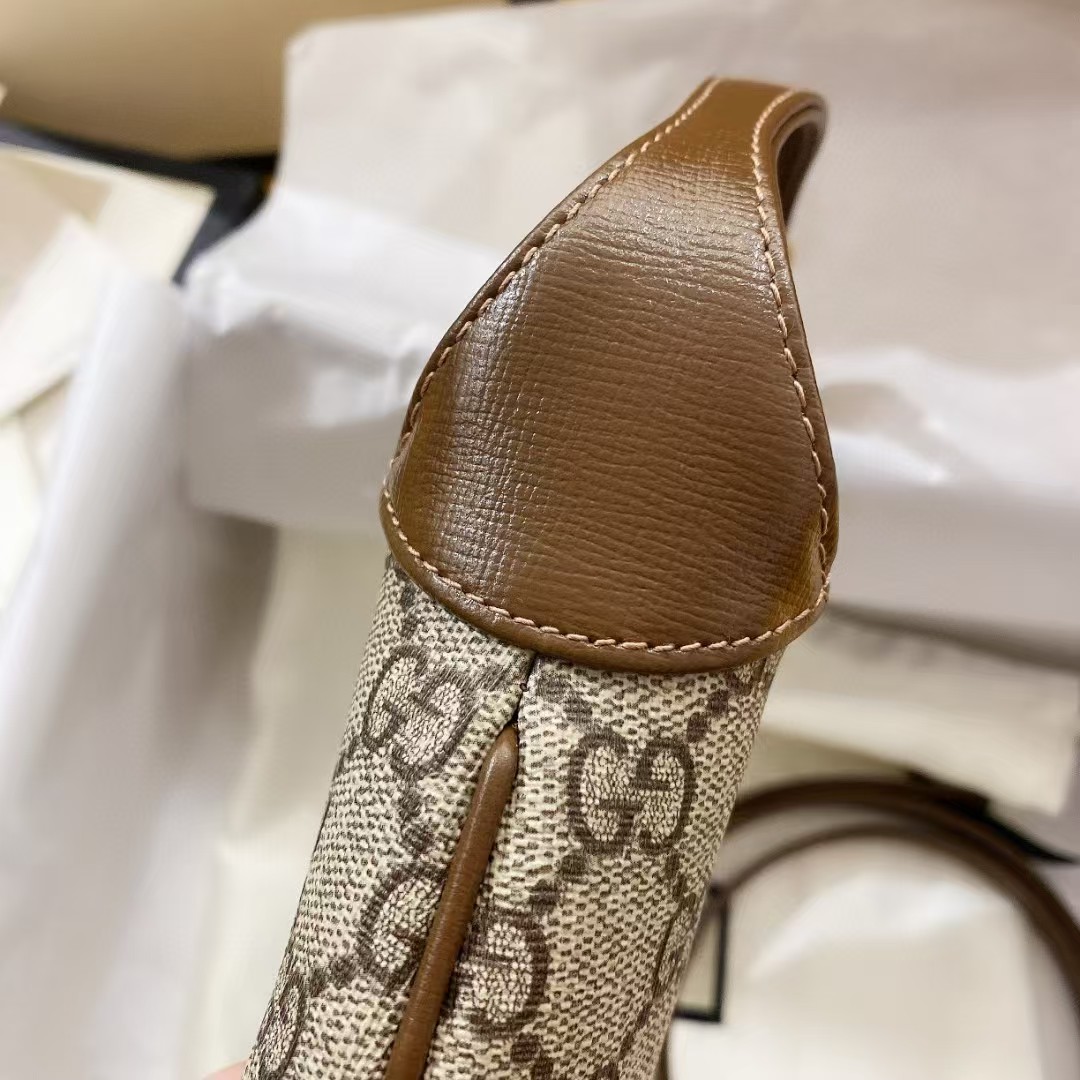 [TOP] GUCCI Jackie 1961 Tote Bag 19x13x3cm - Brown