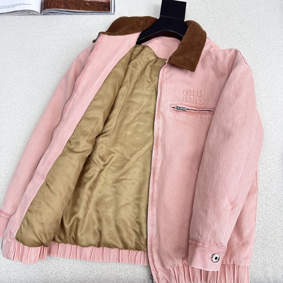 [TOP] Miu Miu Jacket  - Pink