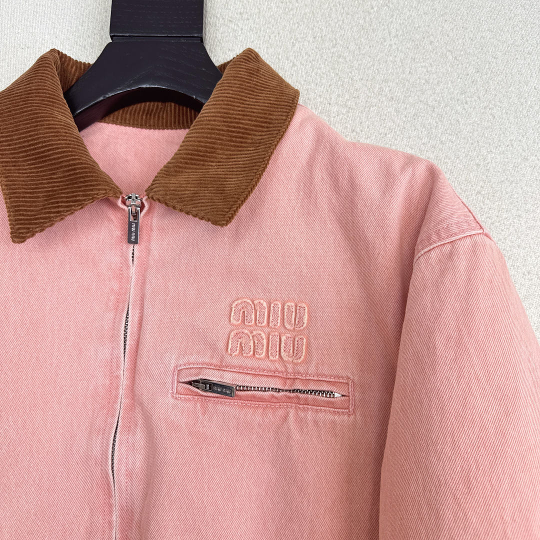 [TOP] Miu Miu Jacket  - Pink