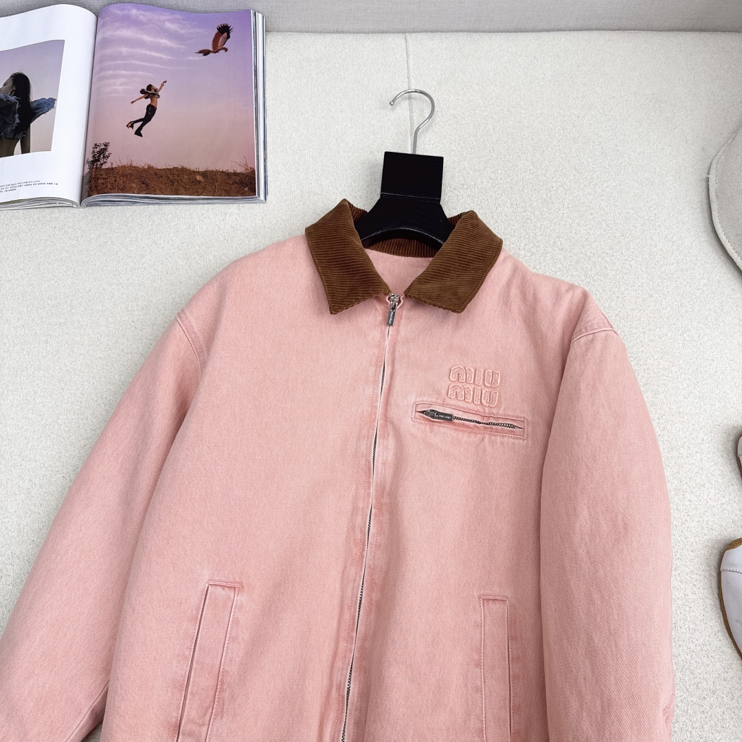 [TOP] Miu Miu Jacket  - Pink