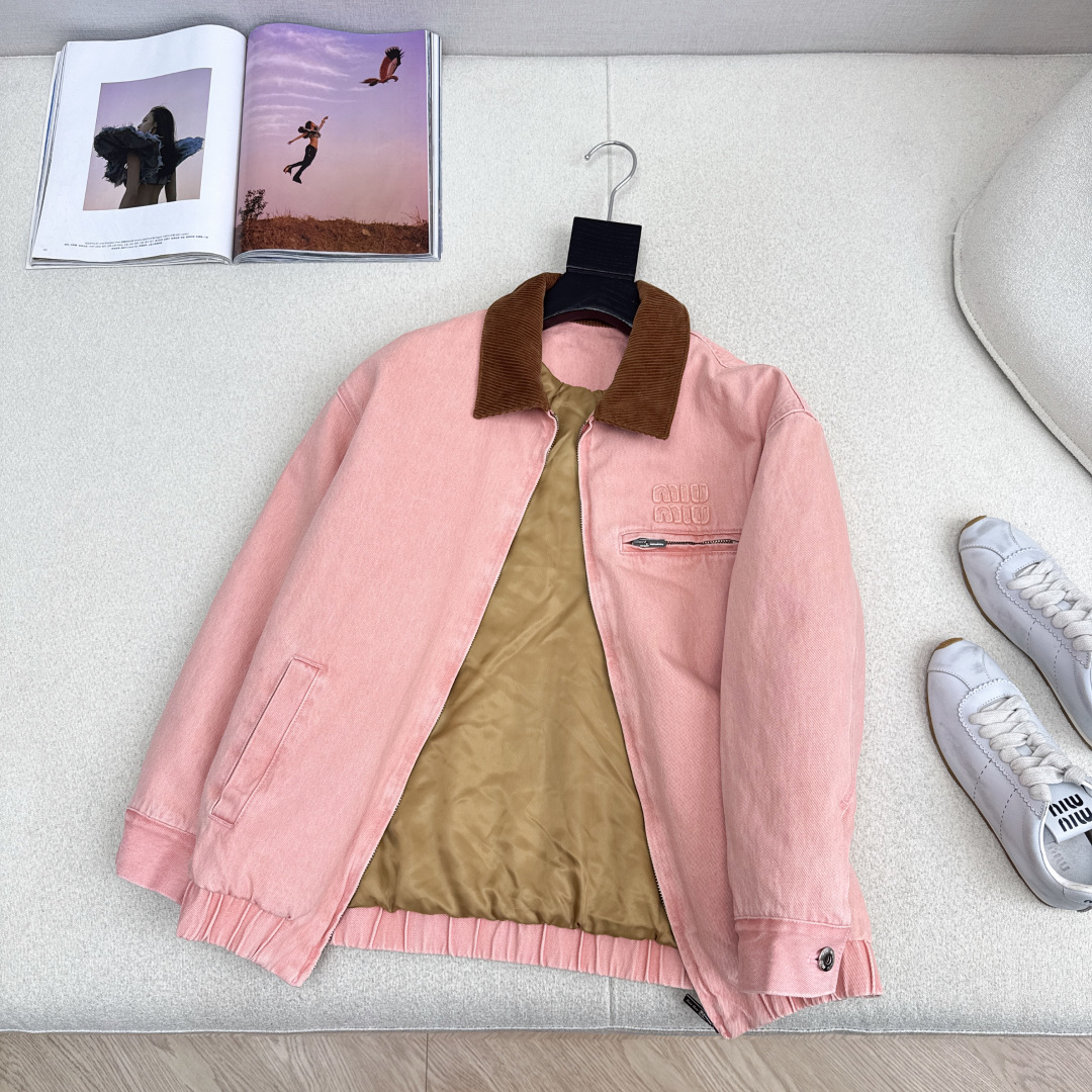 [TOP] Miu Miu Jacket  - Pink