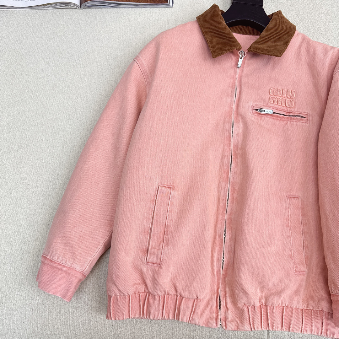 [TOP] Miu Miu Jacket  - Pink