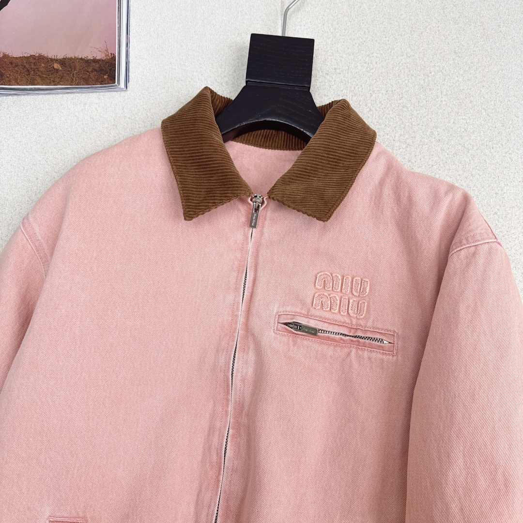 [TOP] Miu Miu Jacket  - Pink