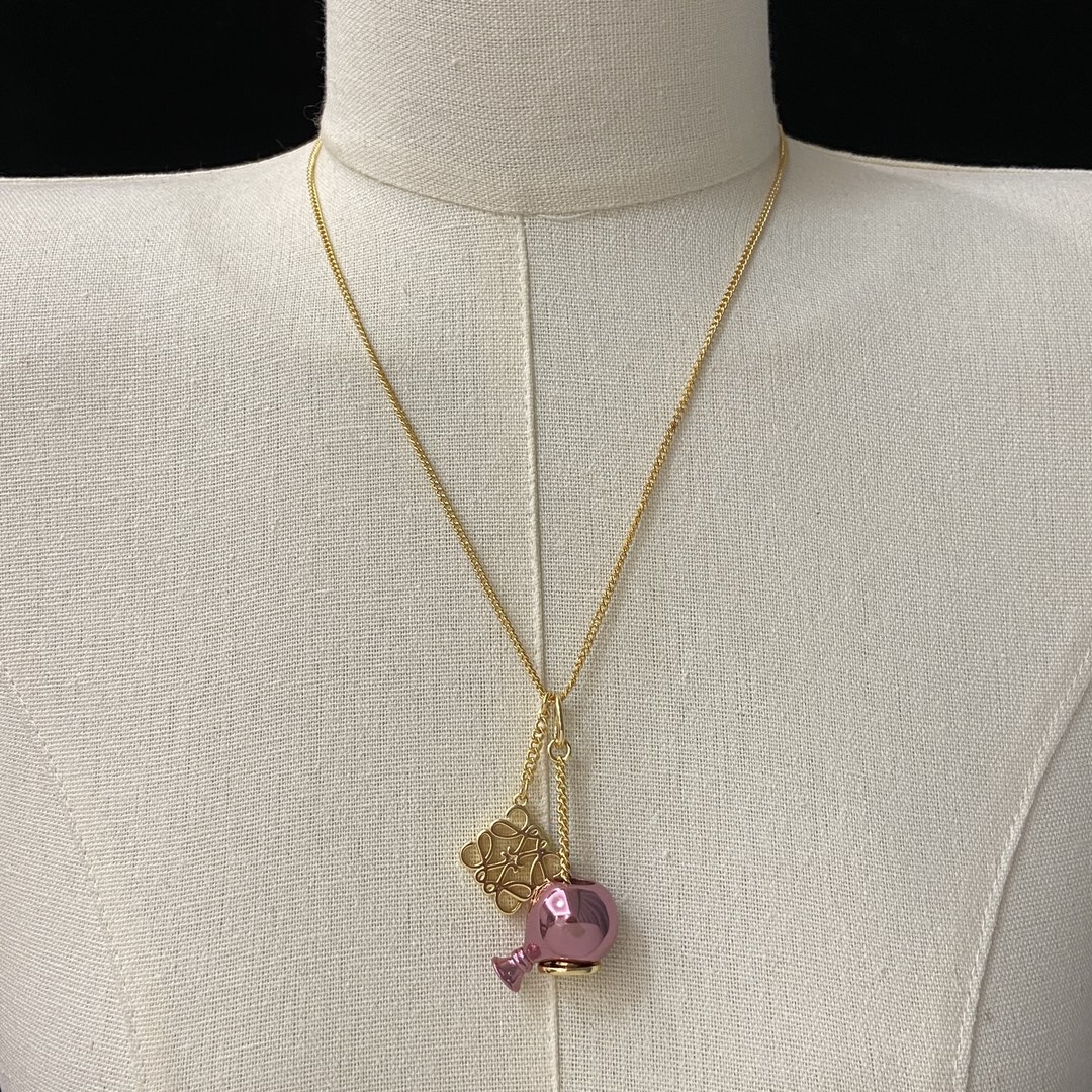 [TOP] LOEWE Logo Necklace - 4 Colour