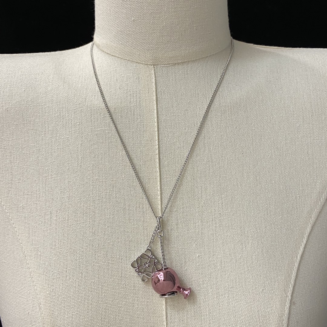 [TOP] LOEWE Logo Necklace - 4 Colour