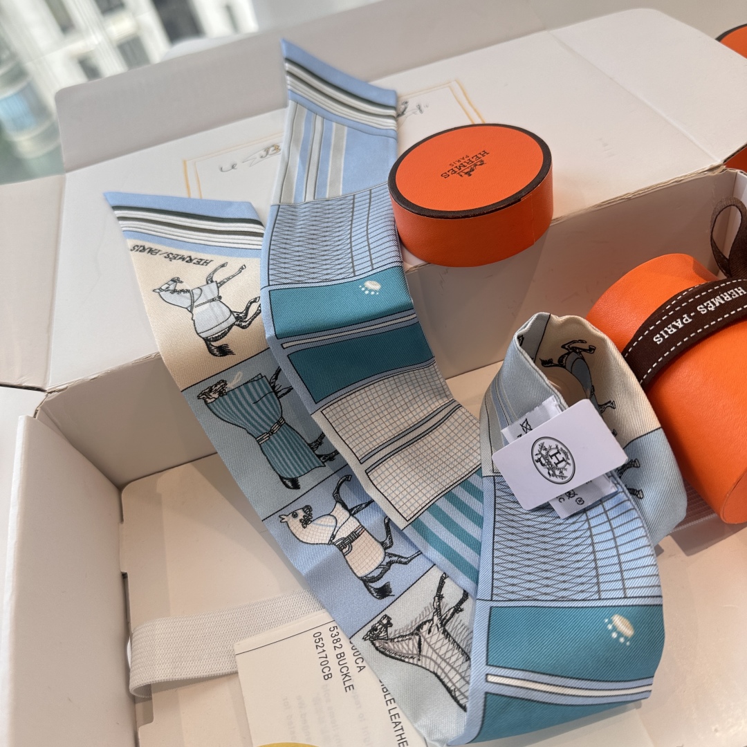 [TOP] HERMES Twilly Scarf 86 x 5 cm - 3 Colours