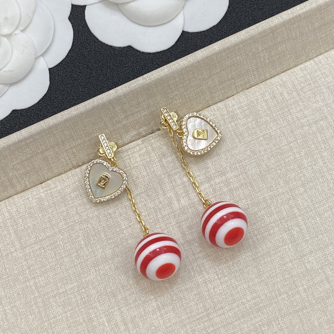 [TOP] Louis Vuitton LV Earrings - 4 Color